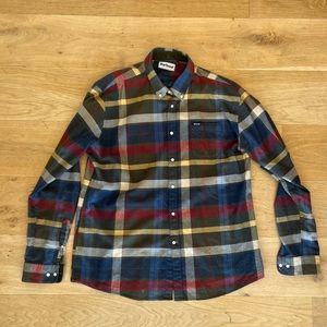 Barbour mens plaid flannel size xl